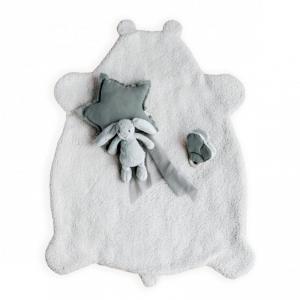 Teddy plaid polar mouton - cloud powder - Baby Shower - PTEDMOU