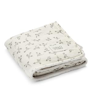 Couverture polaire olive bloom - beige fleece - Baby Shower - MPOLOBL