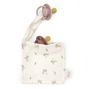 Petit sac pour tétines roseberry - terry beige - Baby Shower - LIDPROB
