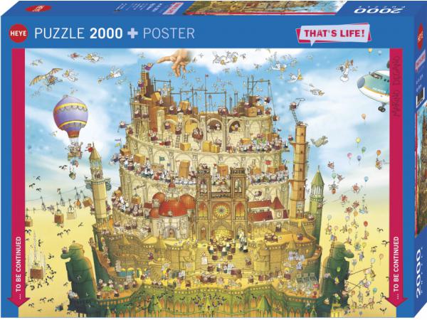 Puzzle 2000 pièces thats life high above heye