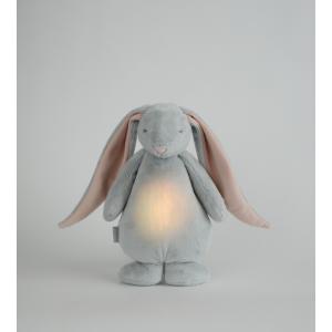 Moonie - lapin magique avec sons & lumières (gris/rose) - BB&Co - MOMCL