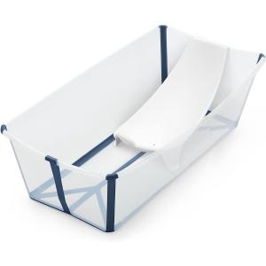 Baignoire pliante Flexi Bath® XL grande taille transparent bleu (Transparent Blue) - Stokke - 639602