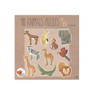 Puzzle 10 animaux - Egmont Toys - 570076