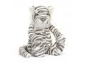 Peluche Bashful Snow Tiger Big - L: 21 cm x H: 51 cm - Jellycat - BAH2ST
