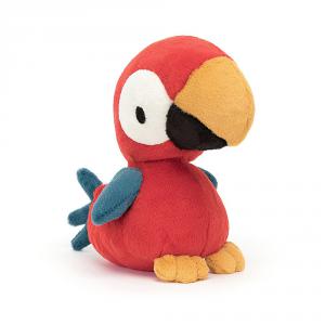 Peluche Bodacious Beak Parrot - L: 10 cm x H: 22 cm - Jellycat - BOD3BP