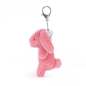 Bashful Bunny Pink Bag Charm H: 13 cm - Jellycat - BB4PBC