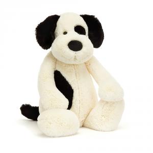 Bashful Black & Cream Puppy Big H: 51 cm - Jellycat - BAH2BCP