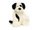 Peluche Bashful Black & Cream Puppy Big H: 51 cm