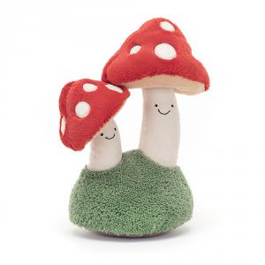 Amuseable Pair of Toadstools H: 25 cm - Jellycat - A6PTS