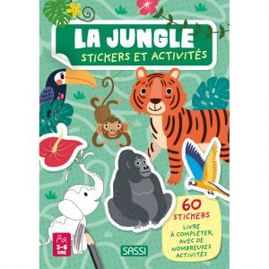 Stickers et activités - La jungle - Sassi - 312845