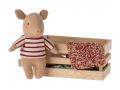 Bébé cochon dans sa caissette - Fille - Maileg - 16-3988-00