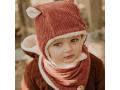 bonnet velours framboise taille 24-36 mois - Rien Que Des Bêtises - 12611