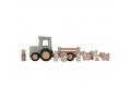 Tracteur avec remorque en bois FSC - Little Farm - Little-dutch - LD7149