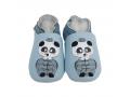 Chaussons en cuir à motifs Panda 0-6 MOIS - T 17-18 - Lait et Miel - PAN01-0-6-MOIS