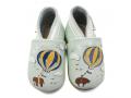 Chaussons en cuir à motifs Montgolfiere 12-18 MOIS - T 21-22 - Lait et Miel - MON01-12-18-MOIS