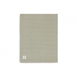Couverture 100 x 150 cm Grain knit Olive Green - Jollein - 516-522-67049