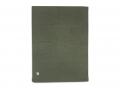 Couverture 100x150cm Pure Knit Leaf Green/Velvet GOTS - Jollein - 517-522-67010
