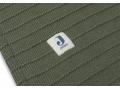 Couverture 100x150cm Pure Knit Leaf Green/Velvet GOTS - Jollein - 517-522-67010