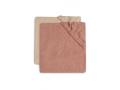 Housse matelas à langer Éponge 50x70cm Pale Pink/Rosew. (2p) - Jollein - 2550-503-00158