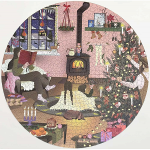 WONDERFUL CHRISTMASTIME - puzzle 1000 pcs - 26,5x26,5x6,5 cm - Vissevasse - F-2023-016-G3
