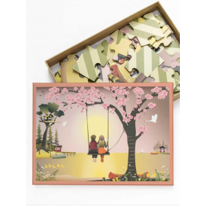 SUNSET WITH YOU - puzzle 42 - 19x26,5x6 cm - Vissevasse - F-2021-026-G6