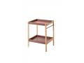 Table à langer MARGOT 2 plateaux et repose-serviette Hybride Vieux Rose - Combelle - 183715