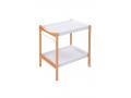 Table à langer MARGOT 2 plateaux et repose-serviette Hybride Blanc - Combelle - 183708