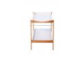 Table à langer MARGOT 2 plateaux et repose-serviette Hybride Blanc - Combelle - 183708