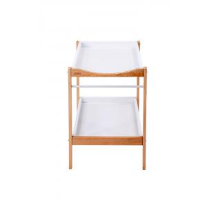 Table à langer MARGOT 2 plateaux et repose-serviette - Hybride Blanc - Combelle - 183708