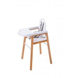 Chaise haute fixe LILI Hybride Blanc - Combelle - 131308