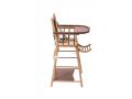 Chaise haute traditionnelle MARCEL transformable barreaux Hybride Vieux Rose - Combelle - 131515