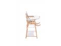 Chaise haute traditionnelle MARCEL transformable barreaux Hybride Blanc - Combelle - 131508