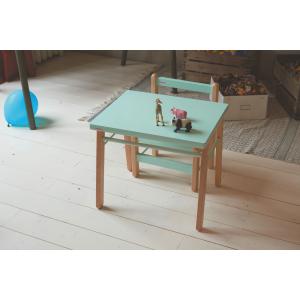 Table enfant GABRIEL  Hybride Vert mint - Combelle - 284211