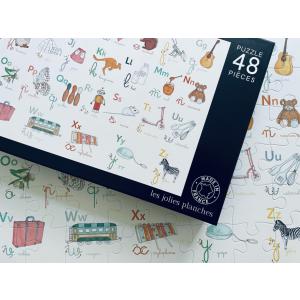 Puzzle ABC inspiré Montessori 49 pièces - Les jolies planches - 5001121