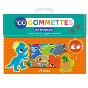 100 GOMMETTES - LES DINOSAURES - Auzou - 9791039530224