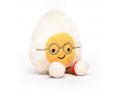Peluche Amuseable Boiled Egg Geek - L: 9 cm x H: 14 cm - Jellycat - A6BEG