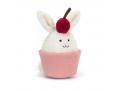 Peluche Dainty Dessert Bunny Cupcake - L: 10 cm x H: 14 cm - Jellycat - DD3BC