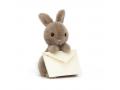 Peluche Messenger Bunny - L: 12 cm x H: 19 cm - Jellycat - MES6B