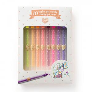10 stylos gel candy - Djeco - DD03779