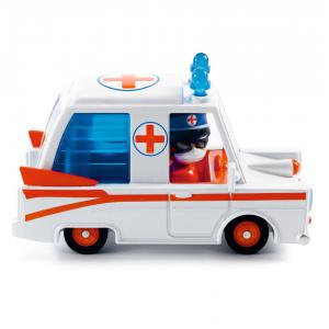 Voiture Crazy Motors Hurry ambulance - Djeco - DJ05468