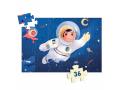 Puzzle Un astronaute dans la lune - 36 pcs - FSC MIX - Djeco - DJ07301