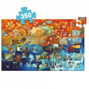 Puzzle Les inventions + livret - 350 pcs - Djeco - DJ07414