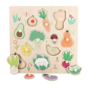 Encastrement boutons bois légumes Sarah Betz - Vilac - 7101