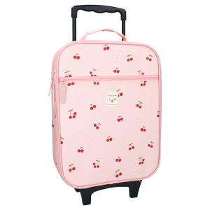 Valise à roulettes enfant - Cerises rose - Kidzroom - KR4944