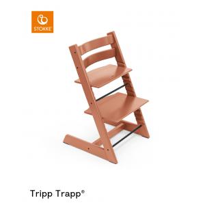 Chaise Tripp Trapp terracotta en bois de hêtre (Terracotta) - Stokke - 100140