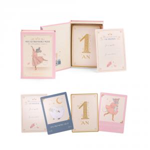 Cartes Mes 12 premiers mois La petite école de danse (30 cartes) - Moulin Roty - 667601