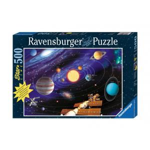 Puzzle 500 pièces - Star Line Collection - Le système solaire - Ravensburger - 14926