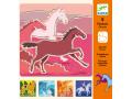 Pochoirs chevaux - Djeco - DJ08818