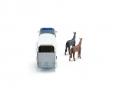 Police avec remorque à chevaux - 1:55ème - Siku - 2310