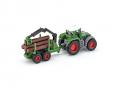 Tracteur avec remorque forestière - Siku - 1645